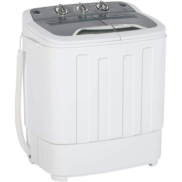 STHOUYN Twin Tub Mini Portable Clothes Washing Machine With Timer